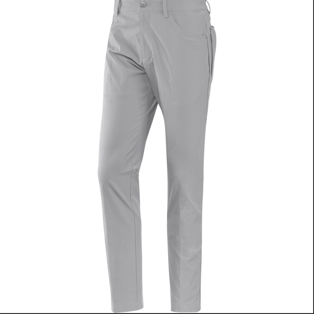 Adidas Men’s Adicross 5 Pocket Golf Pant - Grey Size 34 x 34